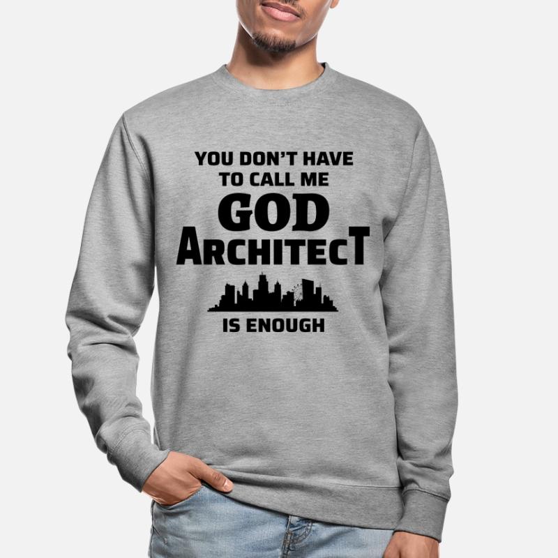 Architecte Architecte Étudiant Architecte Drôle Sweat-shirt Unisexe