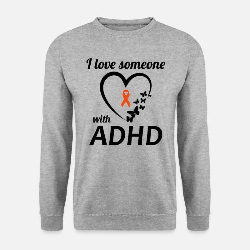 ADHD Awareness - Unisex Sweatshirt - salt & pepper