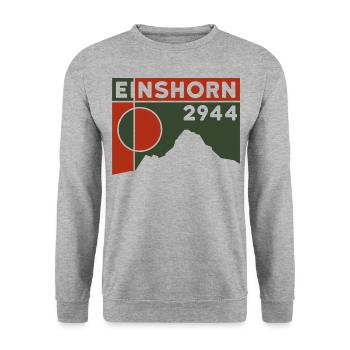 Einshorn Tour Randonnée Randonnée Ski Randonnée Souvenir - Sweat-shirt Unisexe - gris chiné - Devant - Alina (178cm) & Michal (187cm)