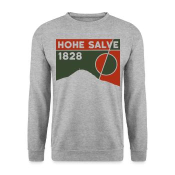 Hohe Salve Höhe station de ski Randonnée Souvenir Tyrol - Sweat-shirt Unisexe - gris chiné - Devant - Alina (178cm) & Michal (187cm)