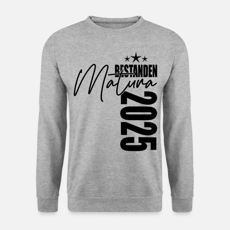 Matura 2025 - Unisex Pullover - Weißgrau meliert