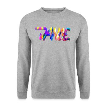 Dance tanzen - Unisex Pullover - Weißgrau meliert - Vorne - Alina (178cm) & Michal (187cm)