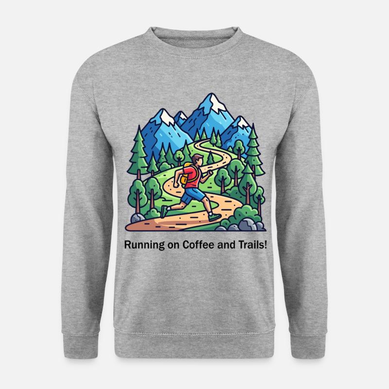Trailrunner's Fuel - Unisex Pullover - Weißgrau meliert