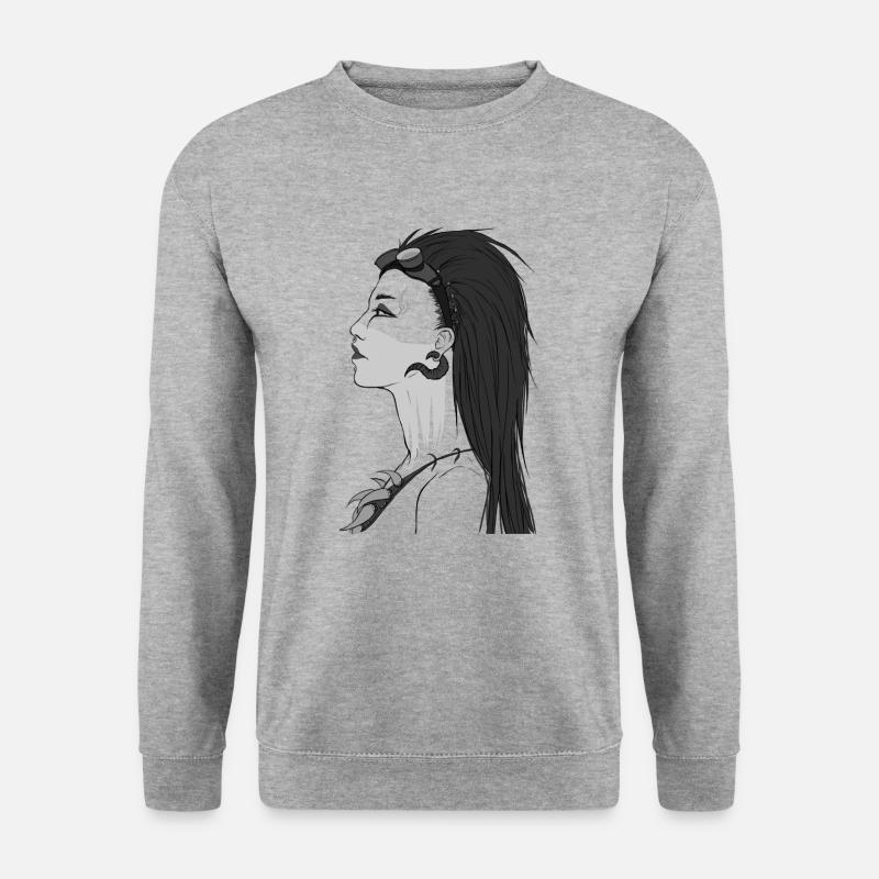 Apocalyptica Graphic Image Gift Idea Noir-Gris - Sweat-shirt Unisexe - gris chiné