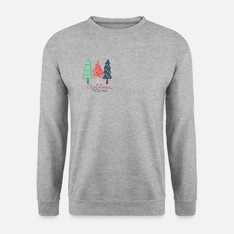Christmas Feeling - Unisex Pullover - Weißgrau meliert