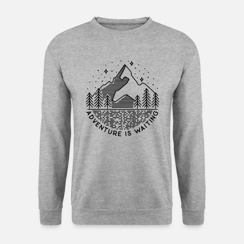 adventurousness - Unisex Sweatshirt - salt & pepper