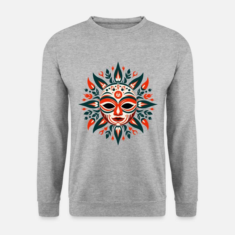 Native Mask - Unisex Sweatshirt - salt & pepper