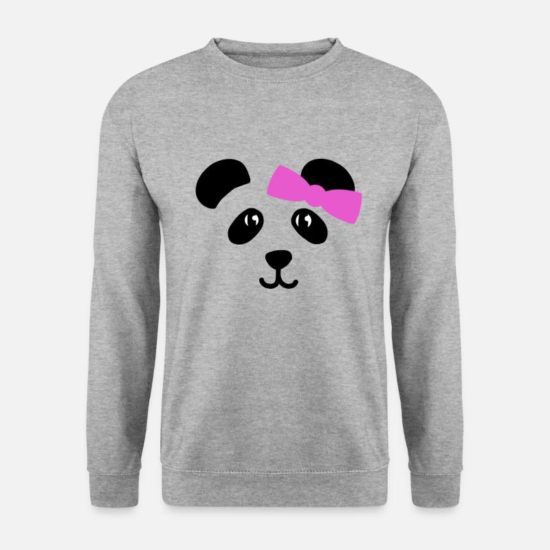 Maedchen - Unisex Pullover - Weißgrau meliert