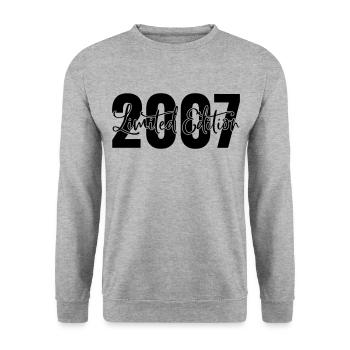 Edition limitée 2007 - Sweat-shirt Unisexe - gris chiné - Devant - Alina (178cm) & Michal (187cm)