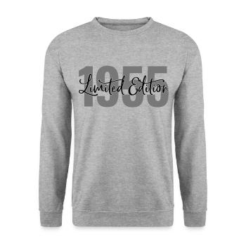 Edition limitée 1955 - Sweat-shirt Unisexe - gris chiné - Devant - Alina (178cm) & Michal (187cm)
