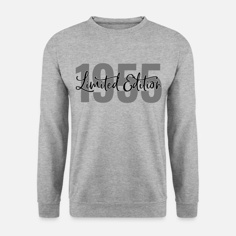 Limited edition 1955 - Unisex Pullover - Weißgrau meliert