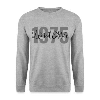 Edition limitée 1975 - Sweat-shirt Unisexe - gris chiné - Devant - Alina (178cm) & Michal (187cm)
