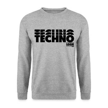 TECHNOLOGY - Unisex Sweatshirt - salt & pepper - Front - Alina (178cm) & Michal (187cm)