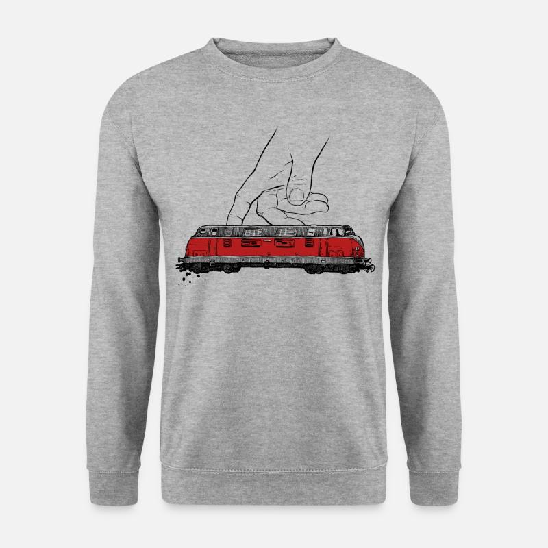 Model railway - Unisex Sweatshirt - salt & pepper