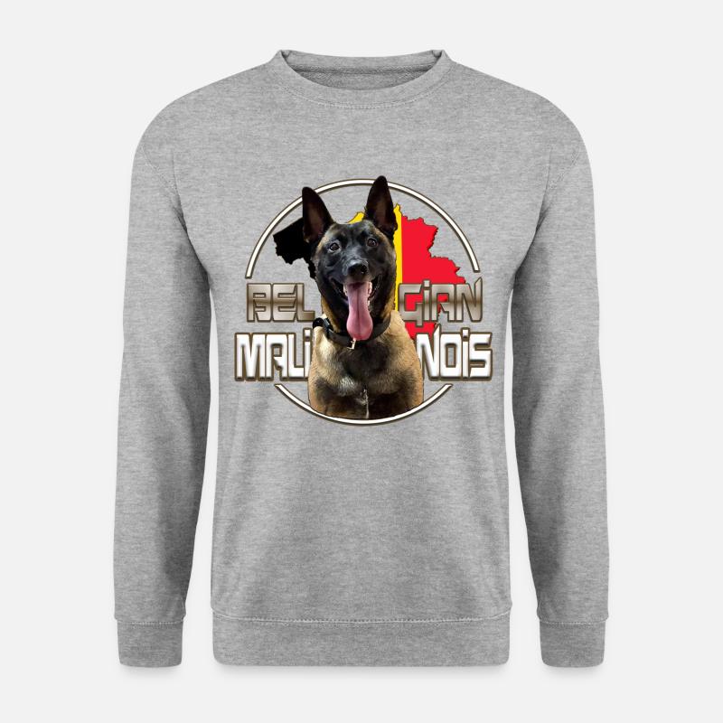 BELGIAN MALINOIS - Unisex Sweatshirt - salt & pepper