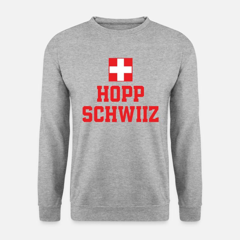 Hopp Schwiiz - Unisex Sweatshirt - salt & pepper