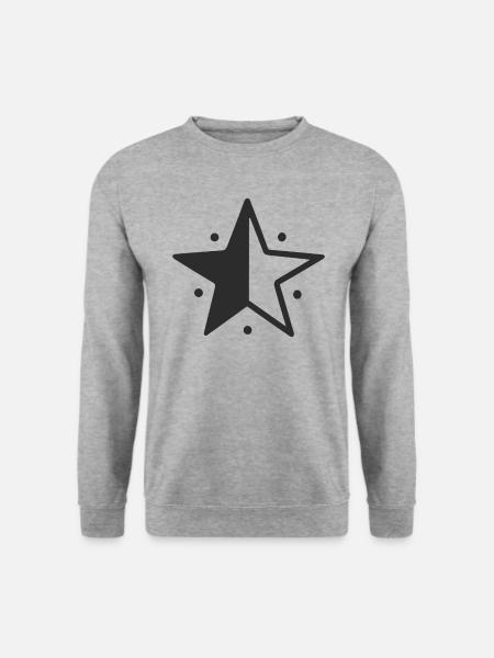 Abstract Star Sky Abstract Art - Unisex Sweatshirt - salt & pepper