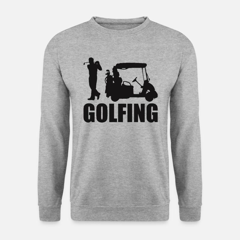 Golfing Golf Saying Golfer - Unisex Sweatshirt - salt & pepper