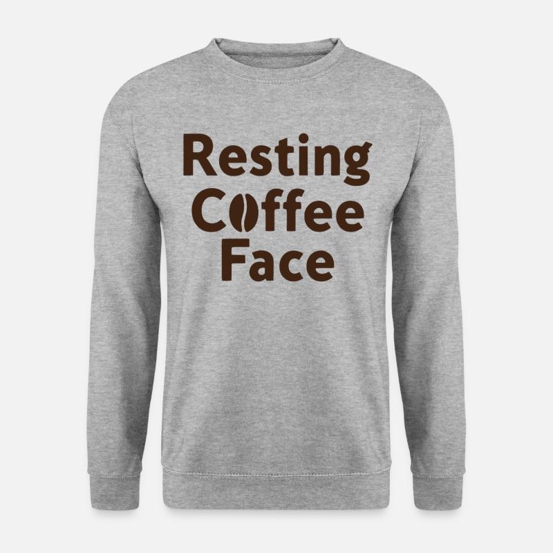 Resting Coffee Face Coffee Love - Unisex Sweatshirt - salt & pepper