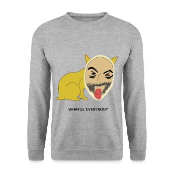 Tom Segura: The Choke. Your mom's house - Sweat-shirt Unisexe - gris chiné - Devant - Alina (178cm) & Michal (187cm)