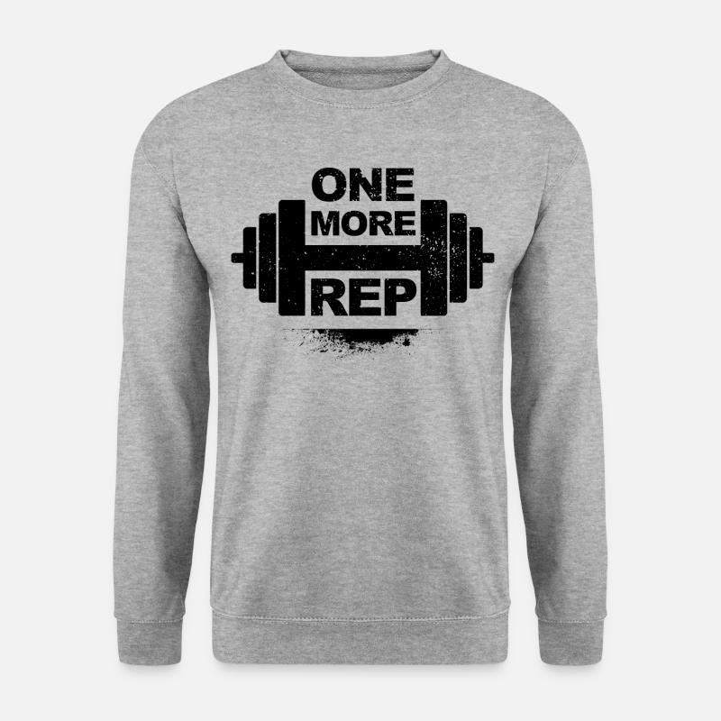 One More Rep - dark - Unisex Sweatshirt - salt & pepper