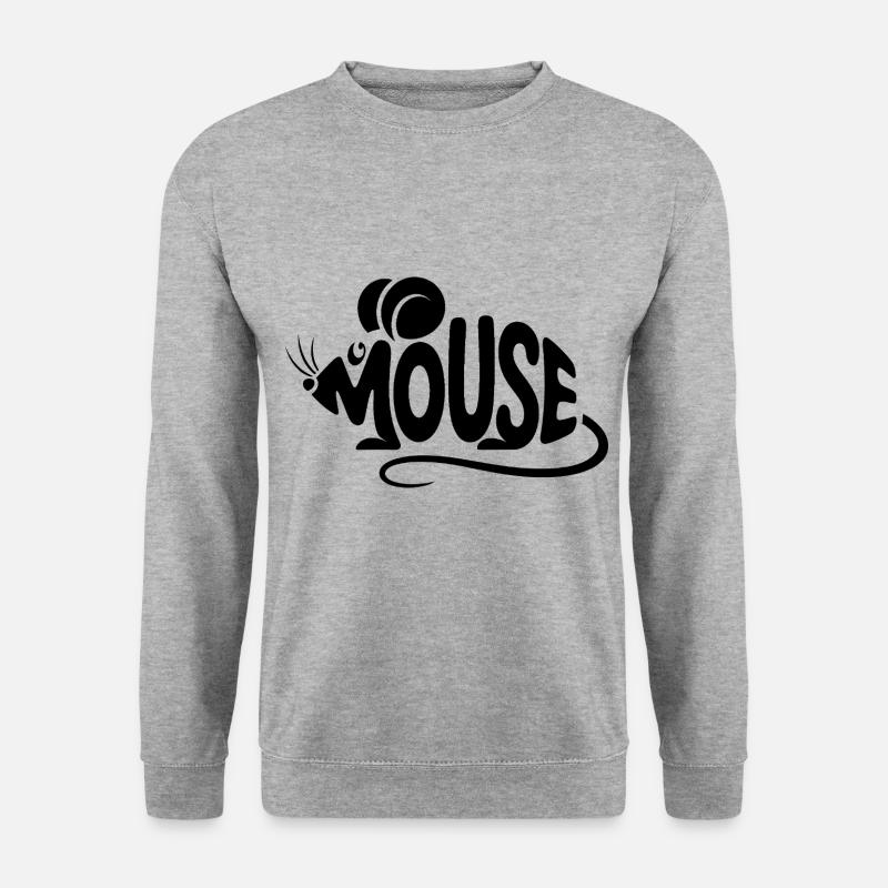 Mouse - Cool Bird Logo - Unisex Sweatshirt - salt & pepper