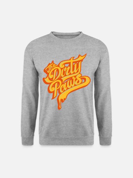 Dirtypaws - Unisex Pullover - Weißgrau meliert