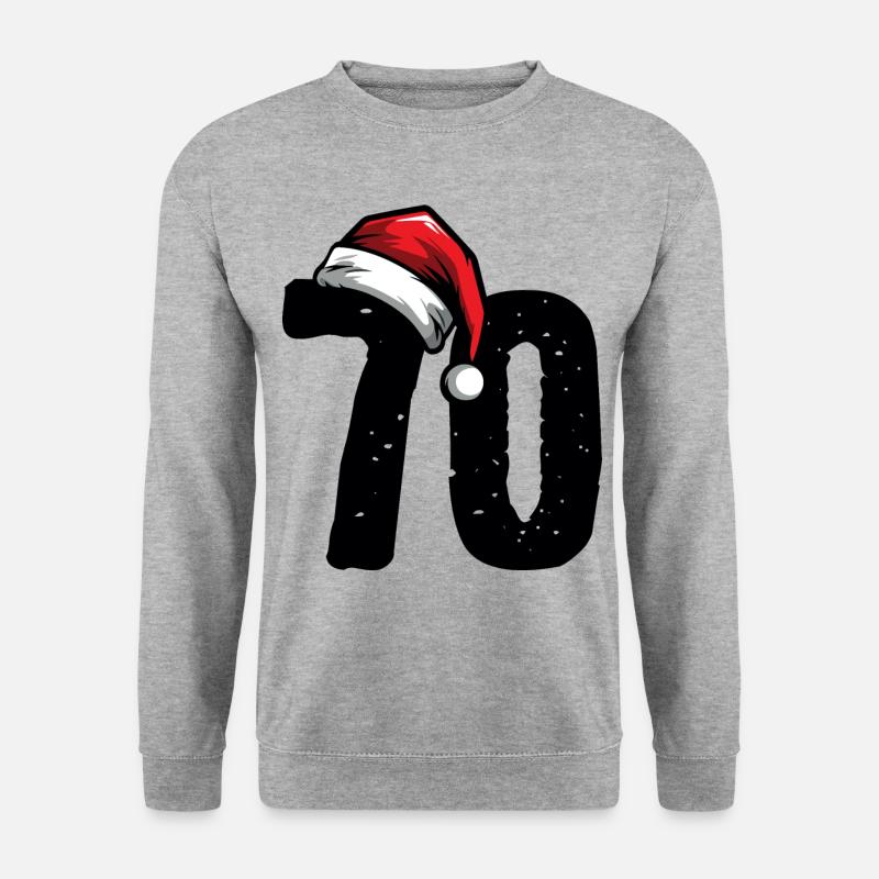 70 Number Christmas - Unisex Sweatshirt - salt & pepper