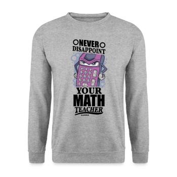 Mathematics - Unisex Sweatshirt - salt & pepper - Front - Alina (178cm) & Michal (187cm)