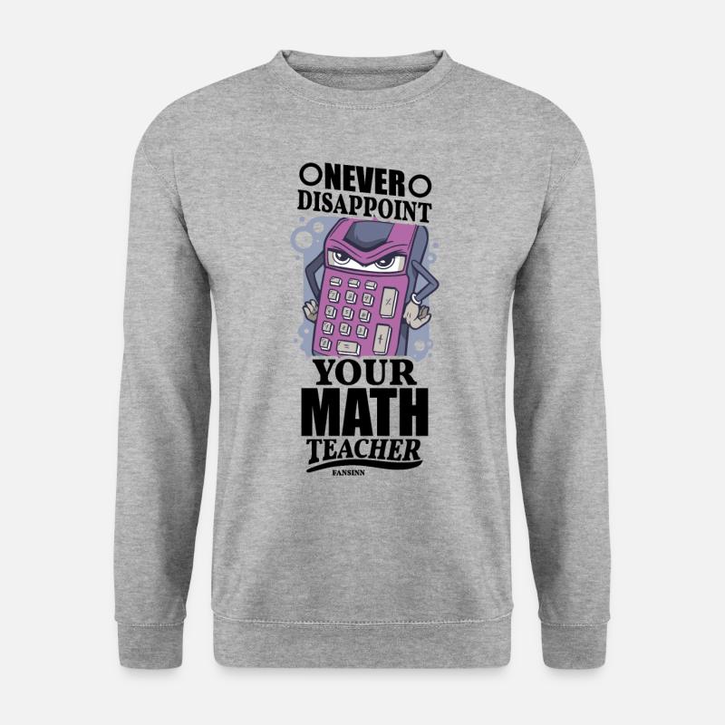 Mathematik - Unisex Pullover - Weißgrau meliert