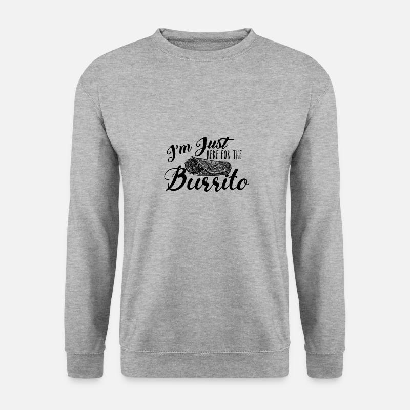 Cheat Day Burrito Burger Fast Food Pizza - Unisex Sweatshirt - salt & pepper