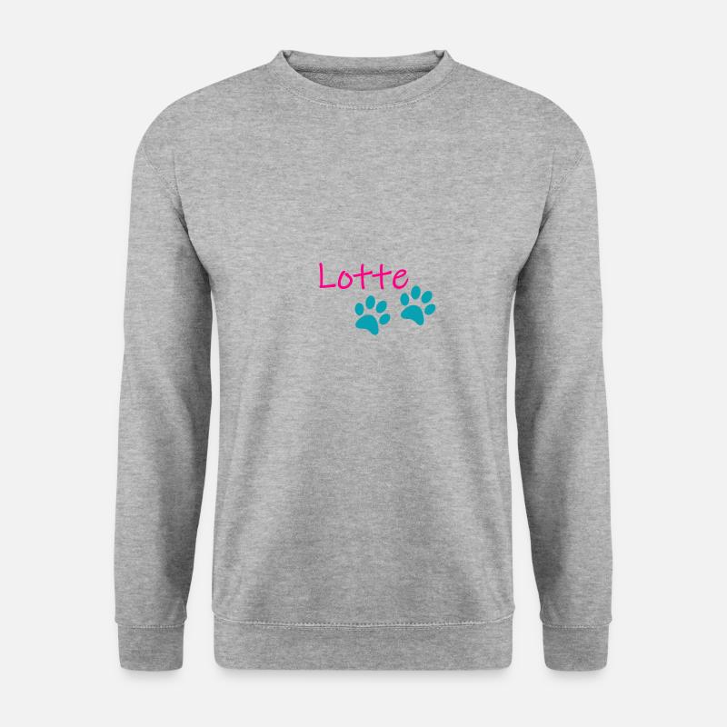 Lotte - Unisex Pullover - Weißgrau meliert
