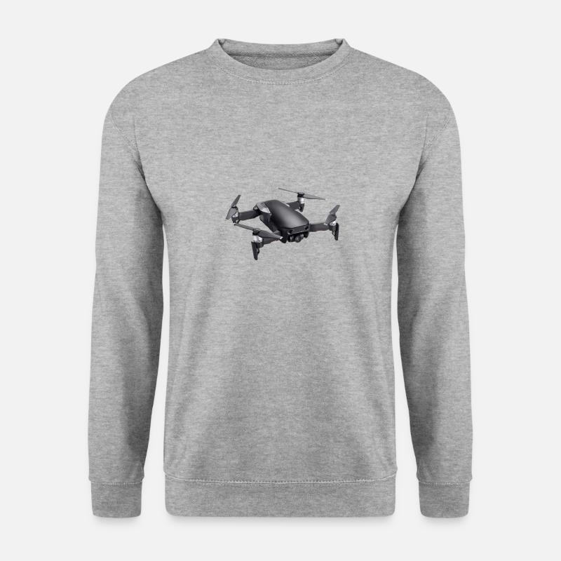 Quadcopter - Unisex Pullover - Weißgrau meliert