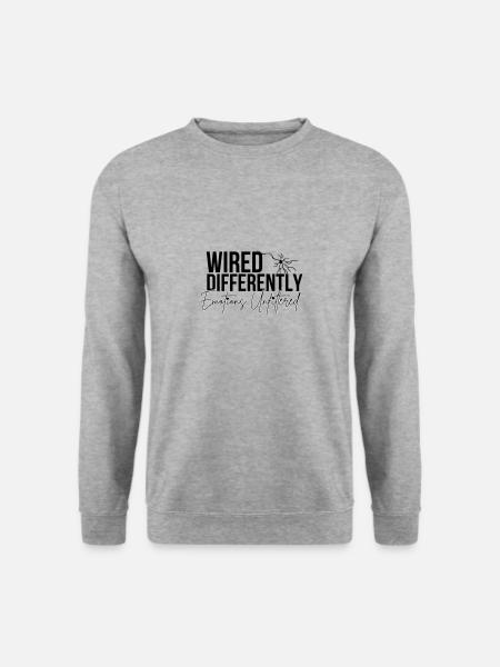 Emotions unfiltered - Unisex Sweatshirt - salt & pepper