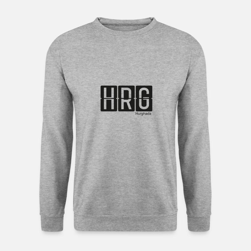 Hurghada - Unisex Pullover - Weißgrau meliert