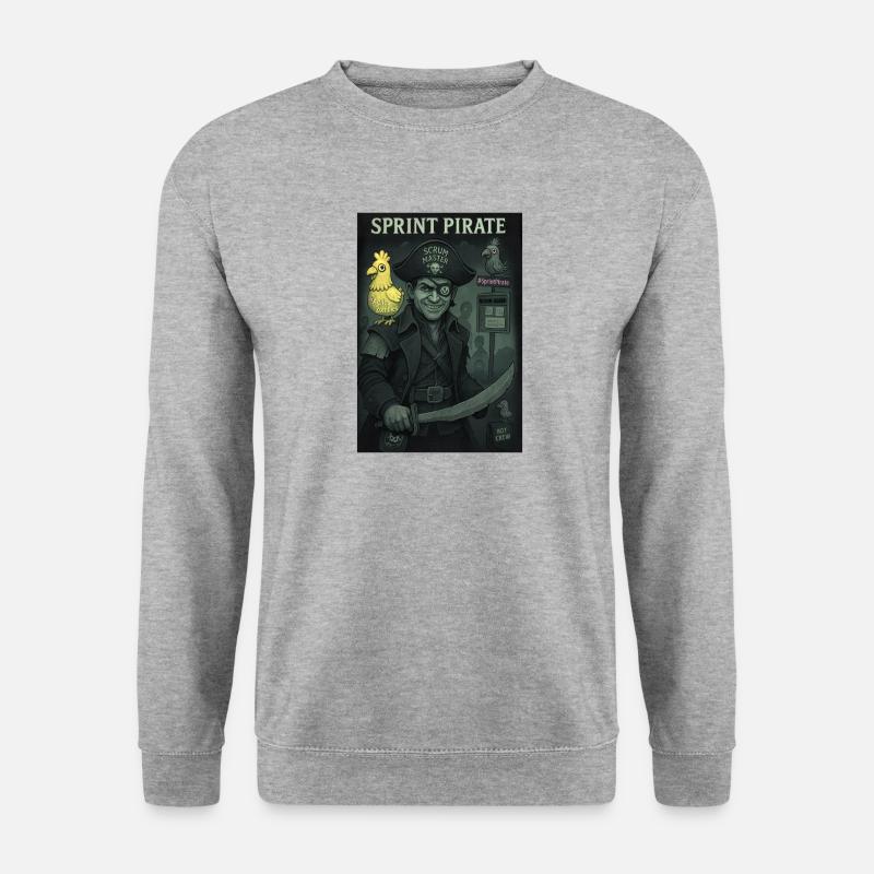 Sprint Pirate - Unisex Pullover - Weißgrau meliert