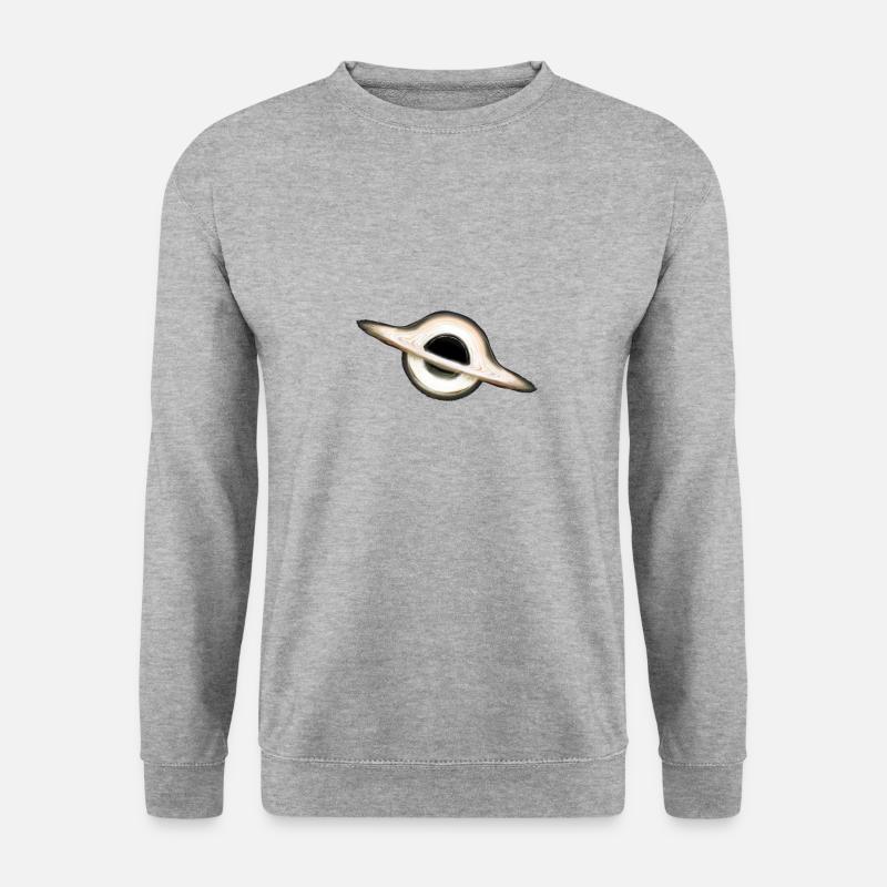 Schwarzes Loch - Event Horizon - Unisex Pullover - Weißgrau meliert