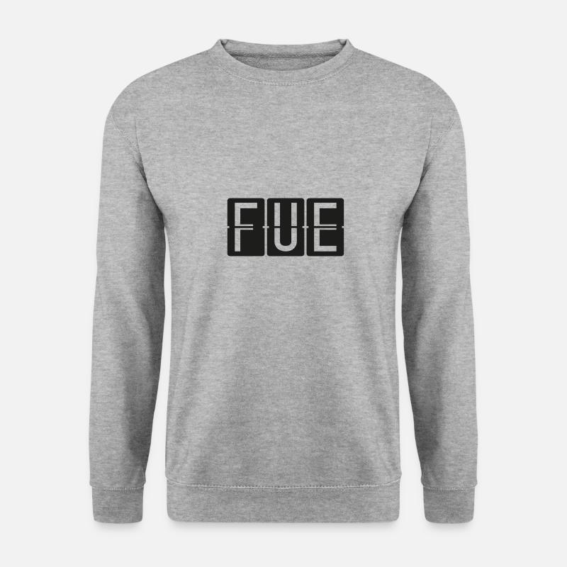 Fuerteventura - Unisex Pullover - Weißgrau meliert