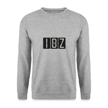 Ibiza - Unisex Sweatshirt - salt & pepper - Front - Alina (178cm) & Michal (187cm)