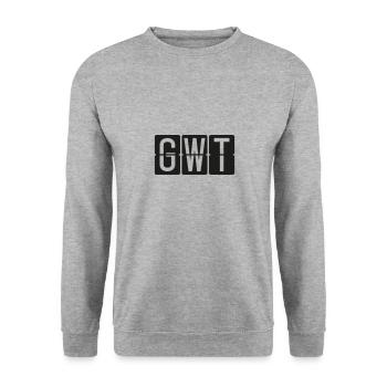 Sylt - Unisex Pullover - Weißgrau meliert - Vorne - Alina (178cm) & Michal (187cm)
