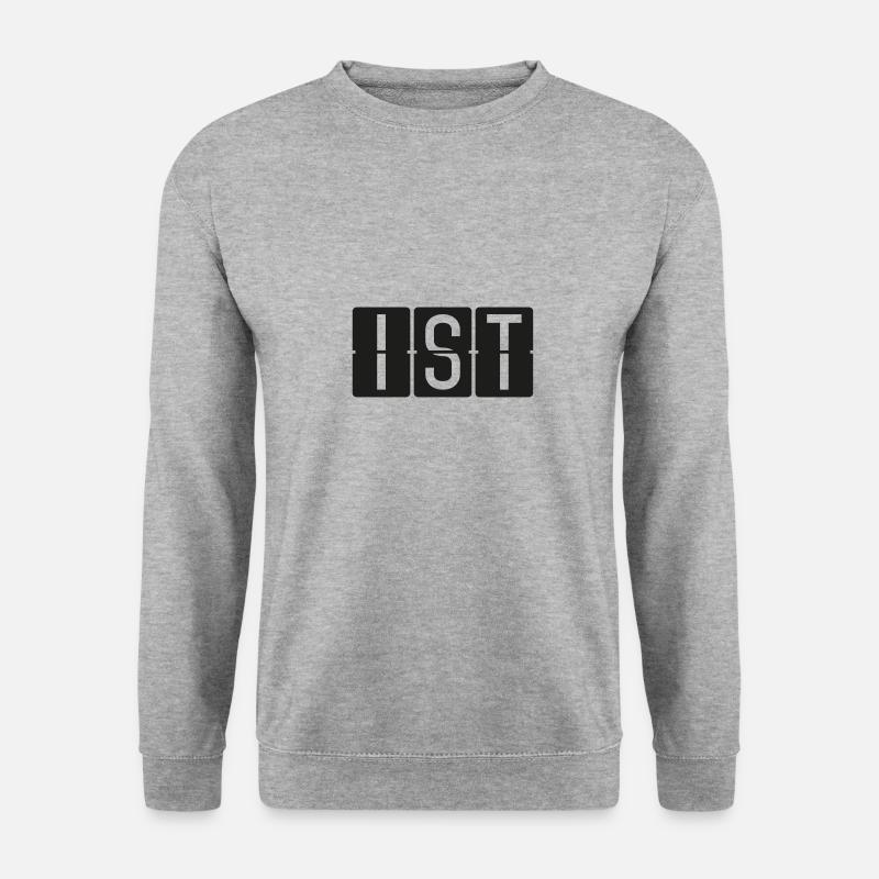 Istanbul - Unisex Pullover - Weißgrau meliert