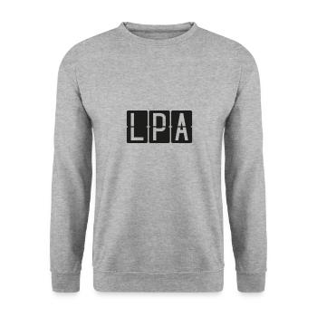 Grande Canarie - Sweat-shirt Unisexe - gris chiné - Devant - Alina (178cm) & Michal (187cm)