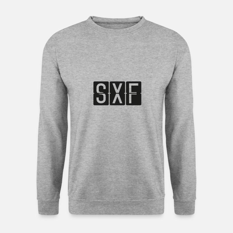 Berlin Schönefeld - Unisex Pullover - Weißgrau meliert