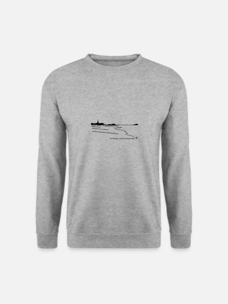 SAINT MALO Intra-muros Fidelis - Sweat-shirt Unisexe - gris chiné