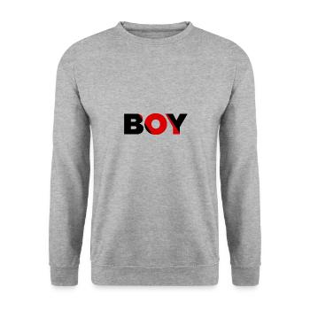 Gaming Experiences - Boy - Unisex Pullover - Weißgrau meliert - Vorne - Alina (178cm) & Michal (187cm)