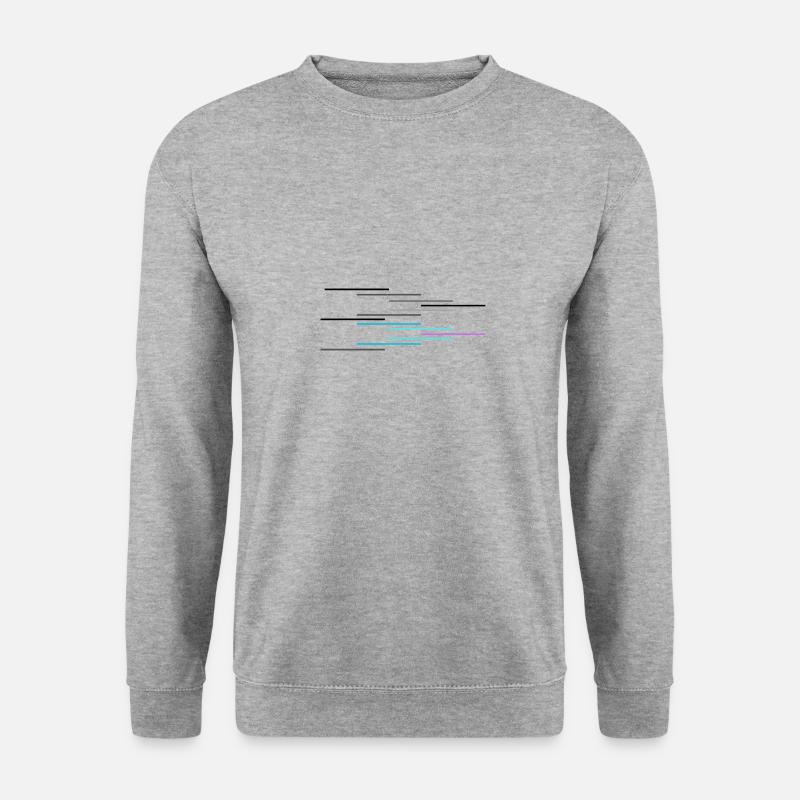 Wave - Unisex Pullover - Weißgrau meliert