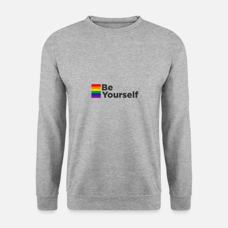 Be Yourself - Unisex Sweatshirt - salt & pepper