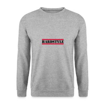 Hardstyle - Unisex Sweatshirt - salt & pepper - Front - Alina (178cm) & Michal (187cm)