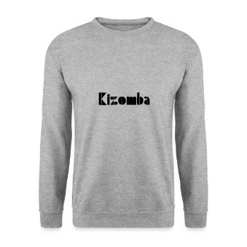 Mes écouteurs ne jouent qu’à Kizomba - Sweat-shirt Unisexe - gris chiné - Devant - Alina (178cm) & Michal (187cm)