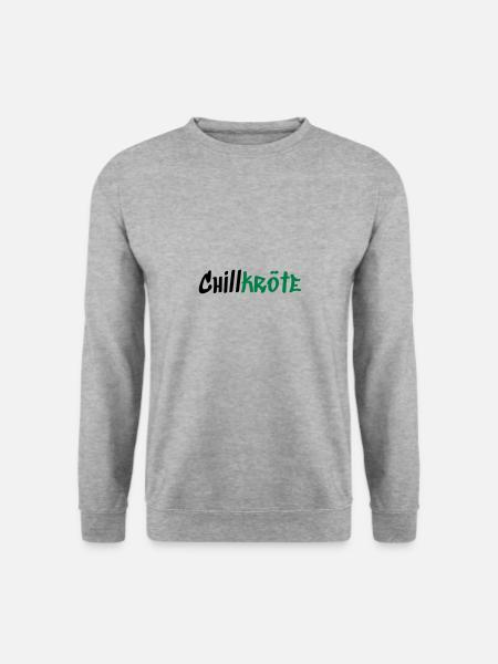 Chillkröte - Unisex Pullover - Weißgrau meliert
